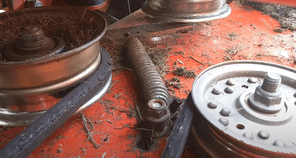 Debris in mower deck